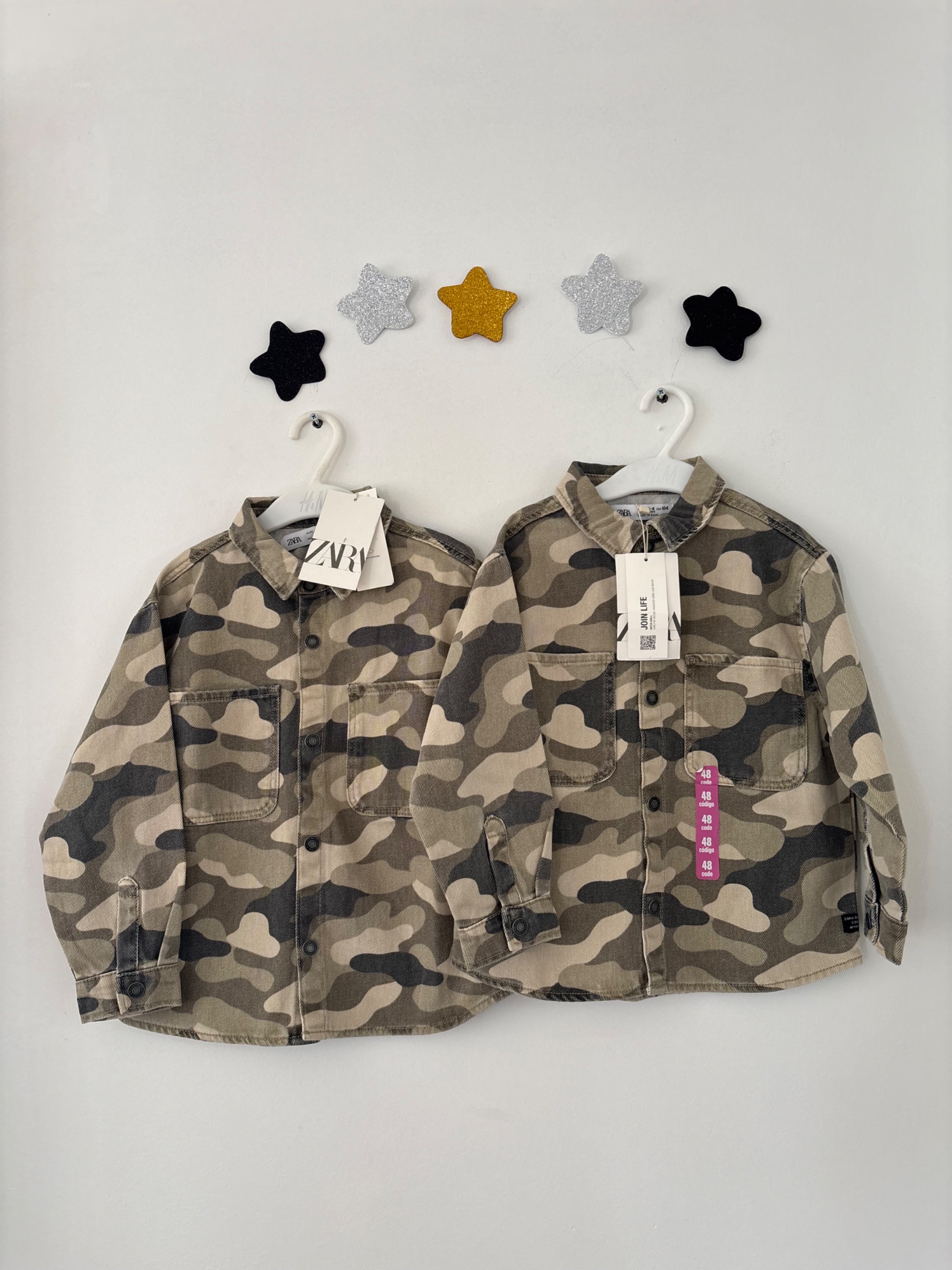 Camisa verde militar 3/4T