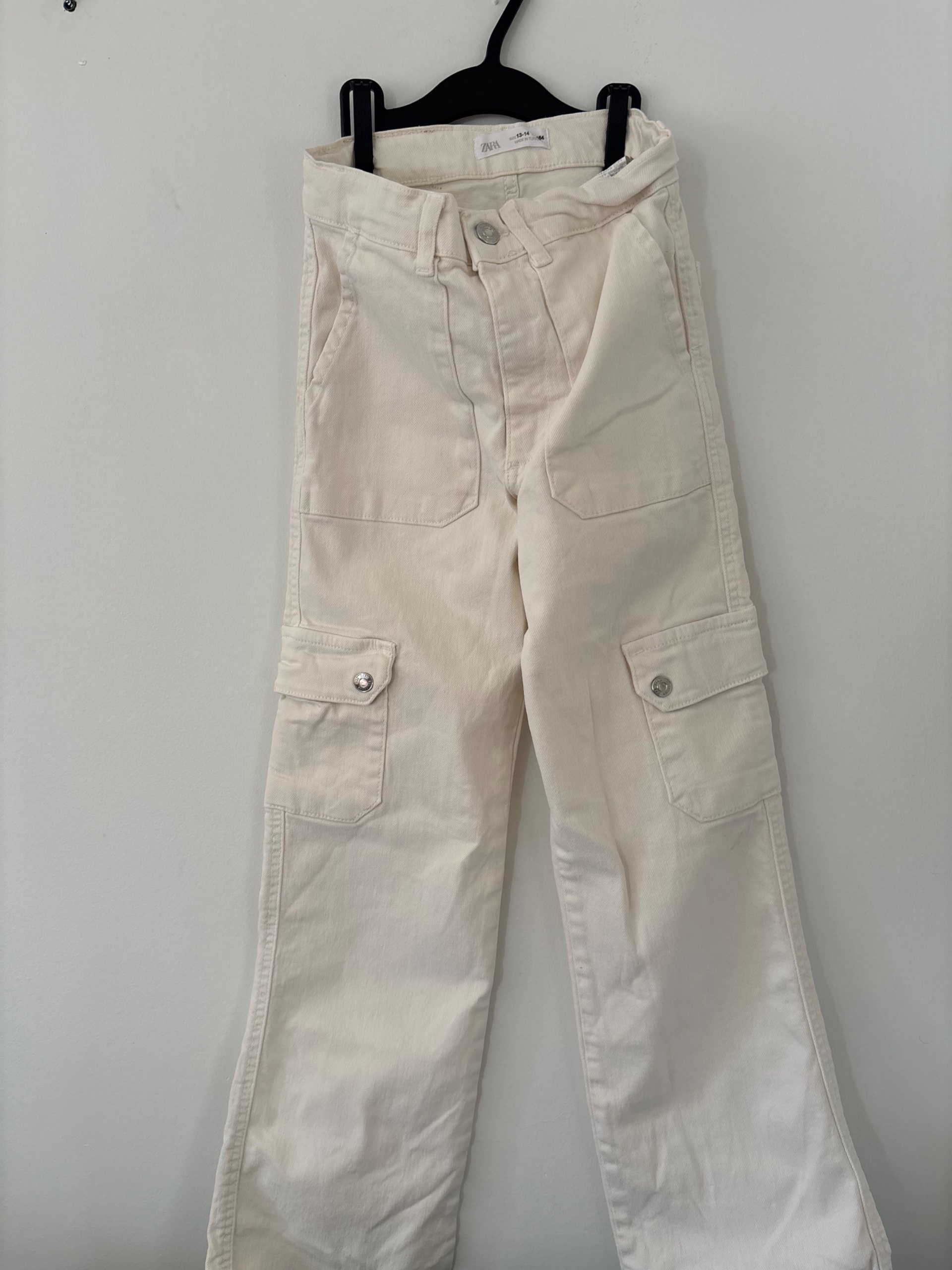 Jeans cargo flare zara 13/14 