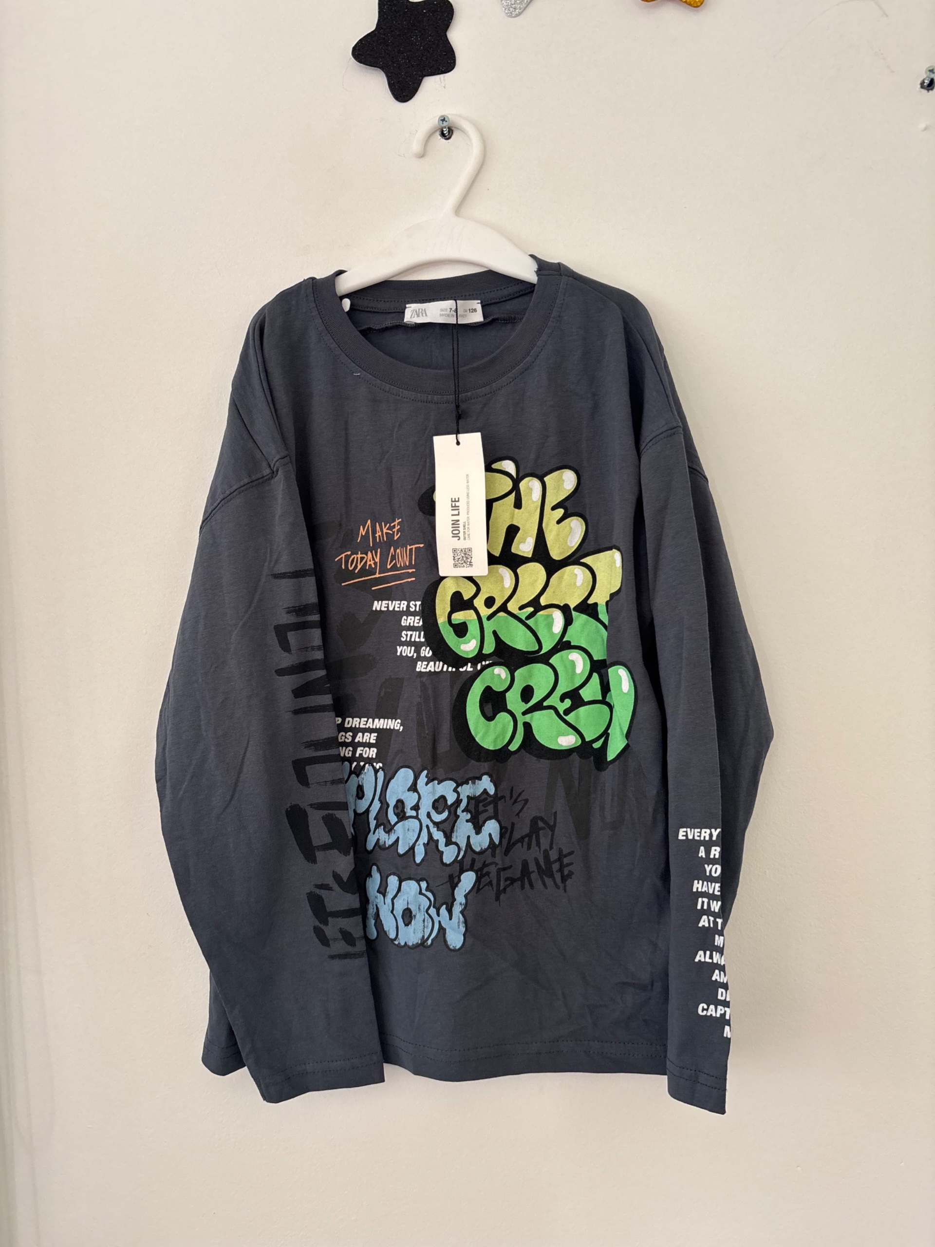 Polera niño zara kids 7/8 años  2