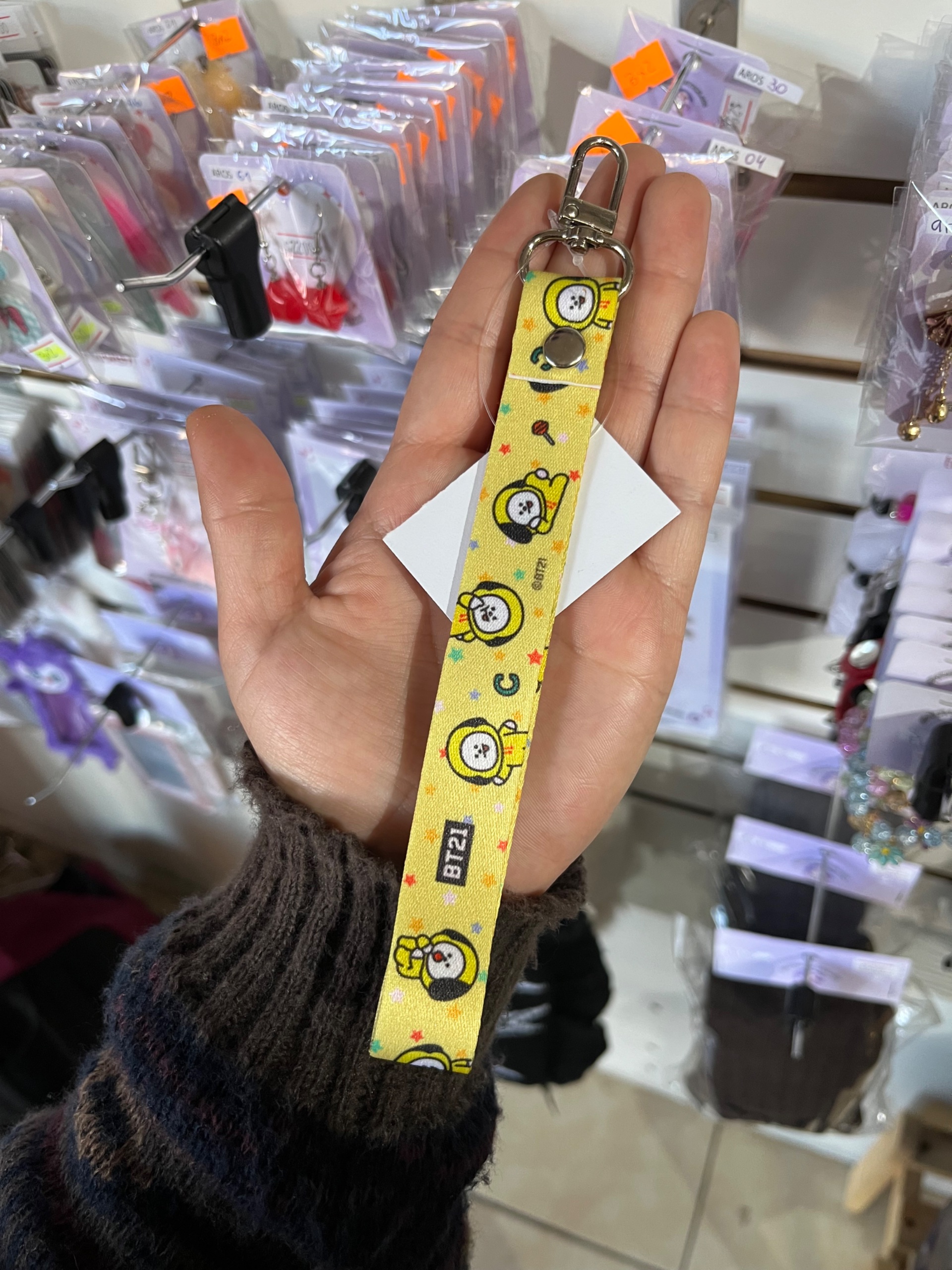 llavero lanyard bt21