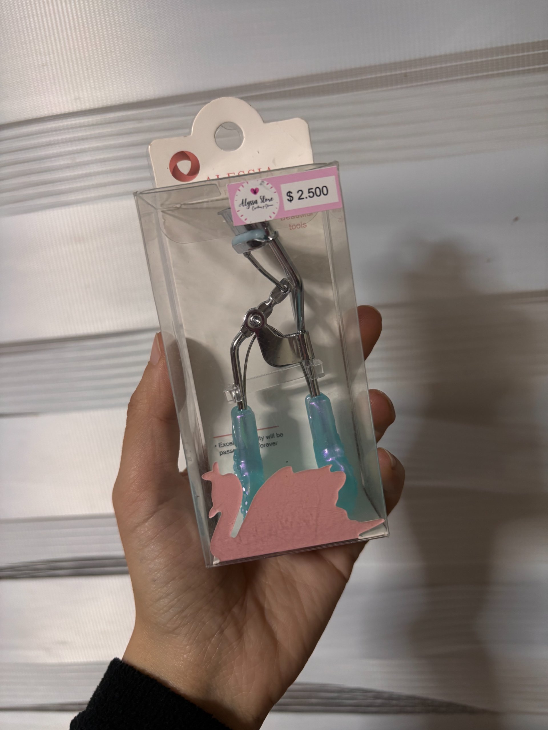 Encrespador flor celeste tornasol 2