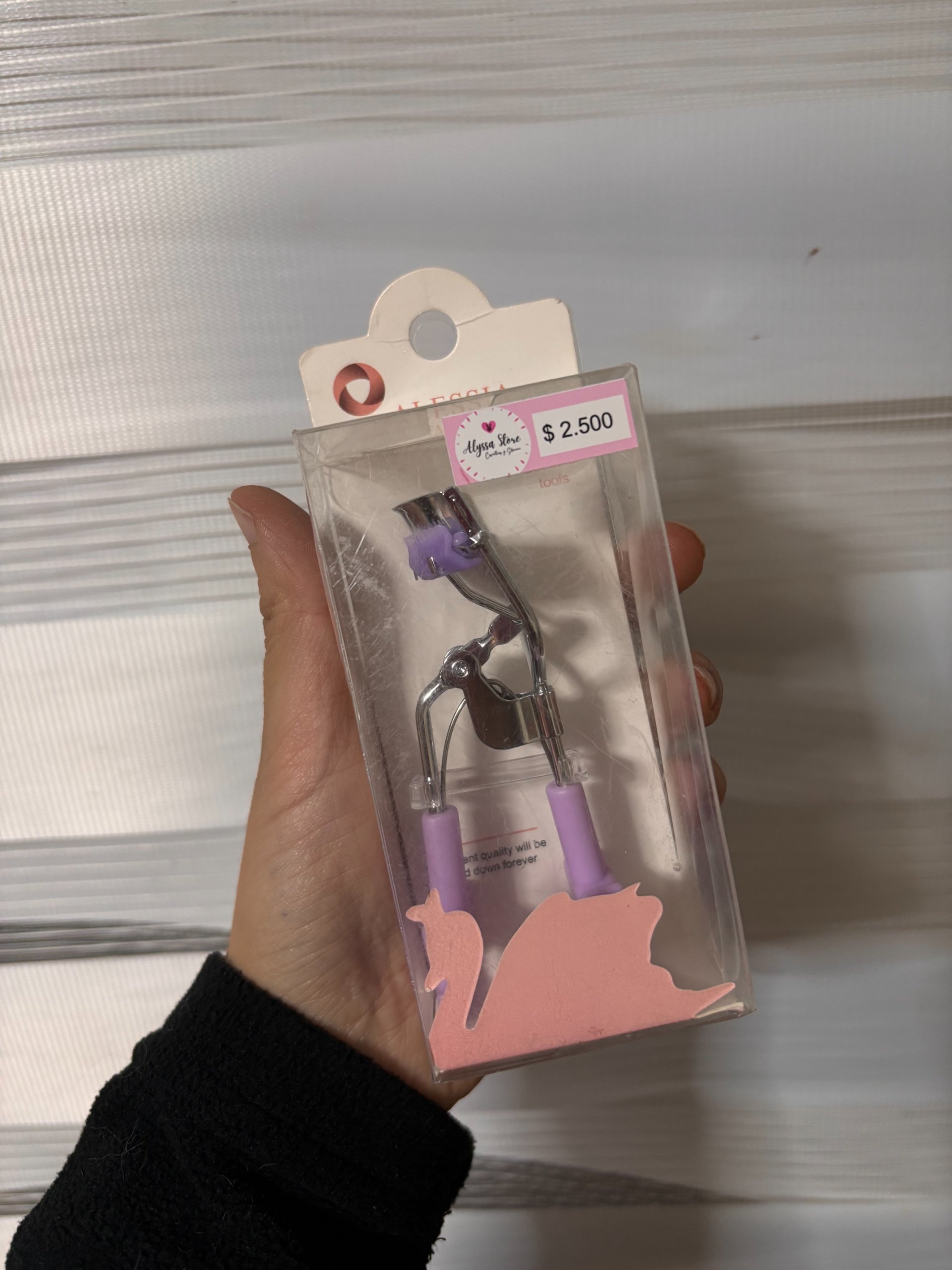 Encrespador gatito lila 2
