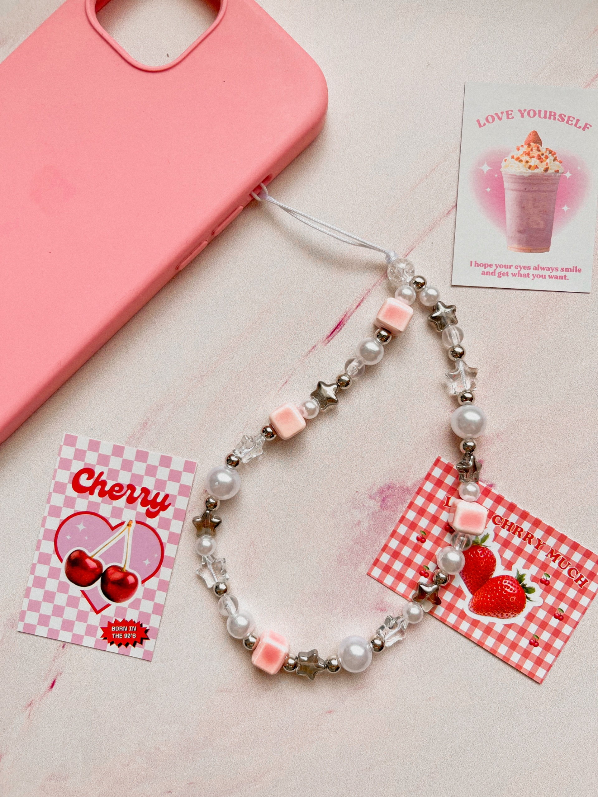 strap plateado con rosado