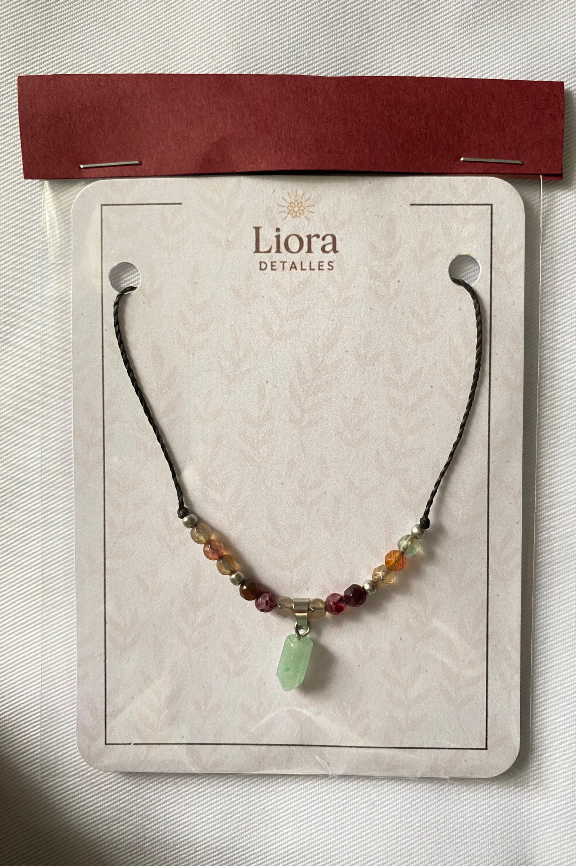 Collar colgante piedra Jade