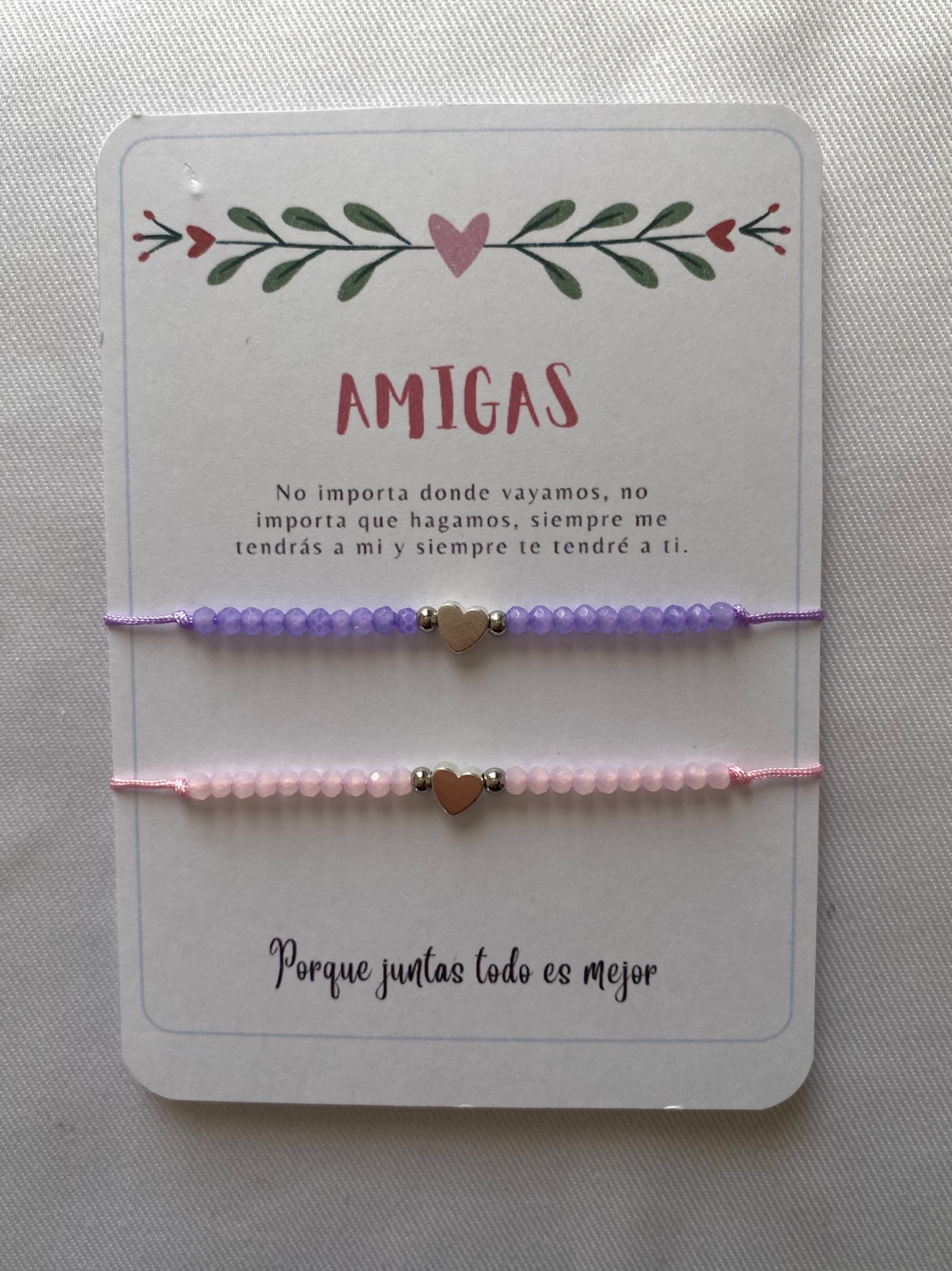 Pack Pulsera Amistad Cristales