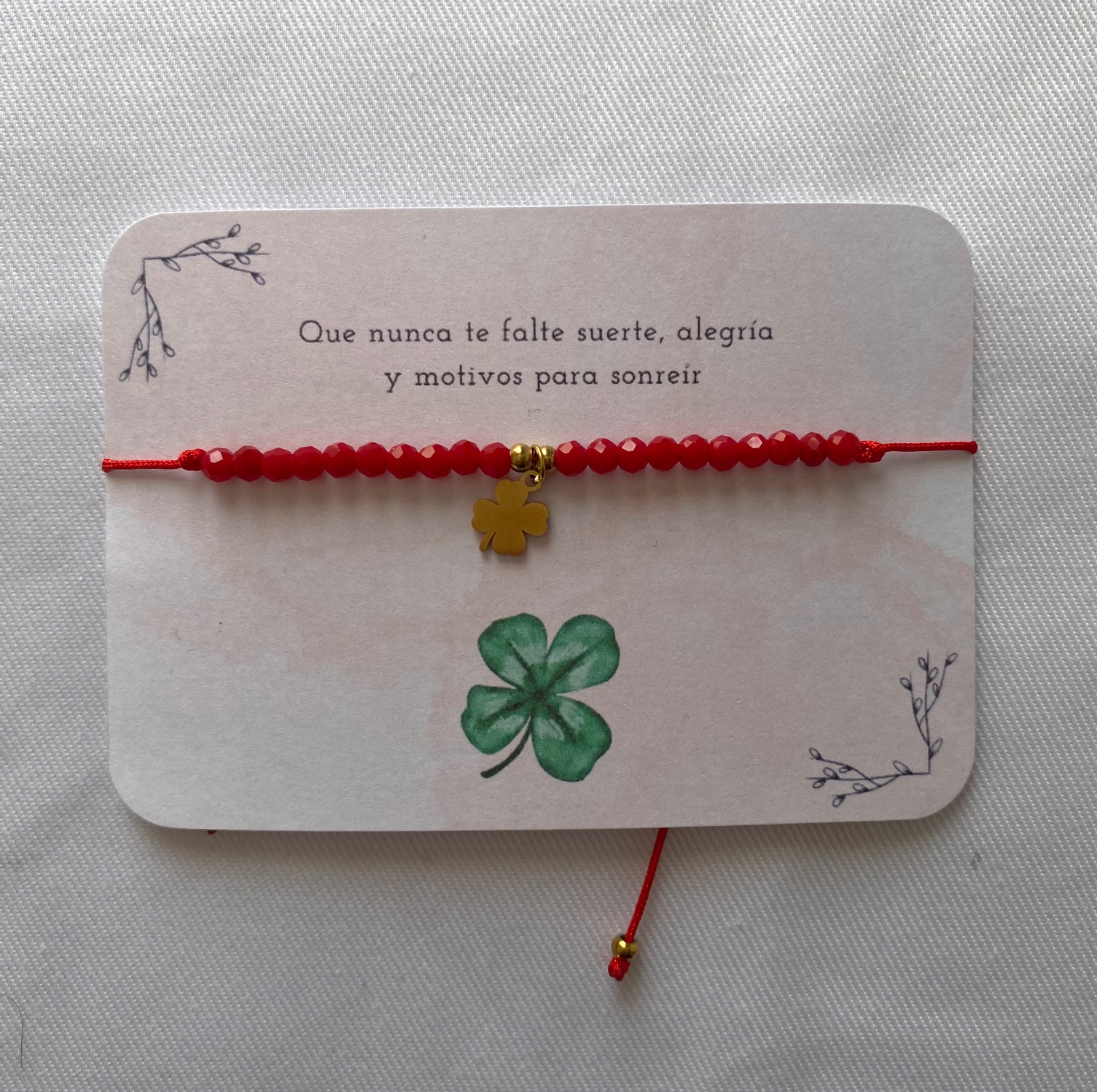 Pulsera Trébol Cristal