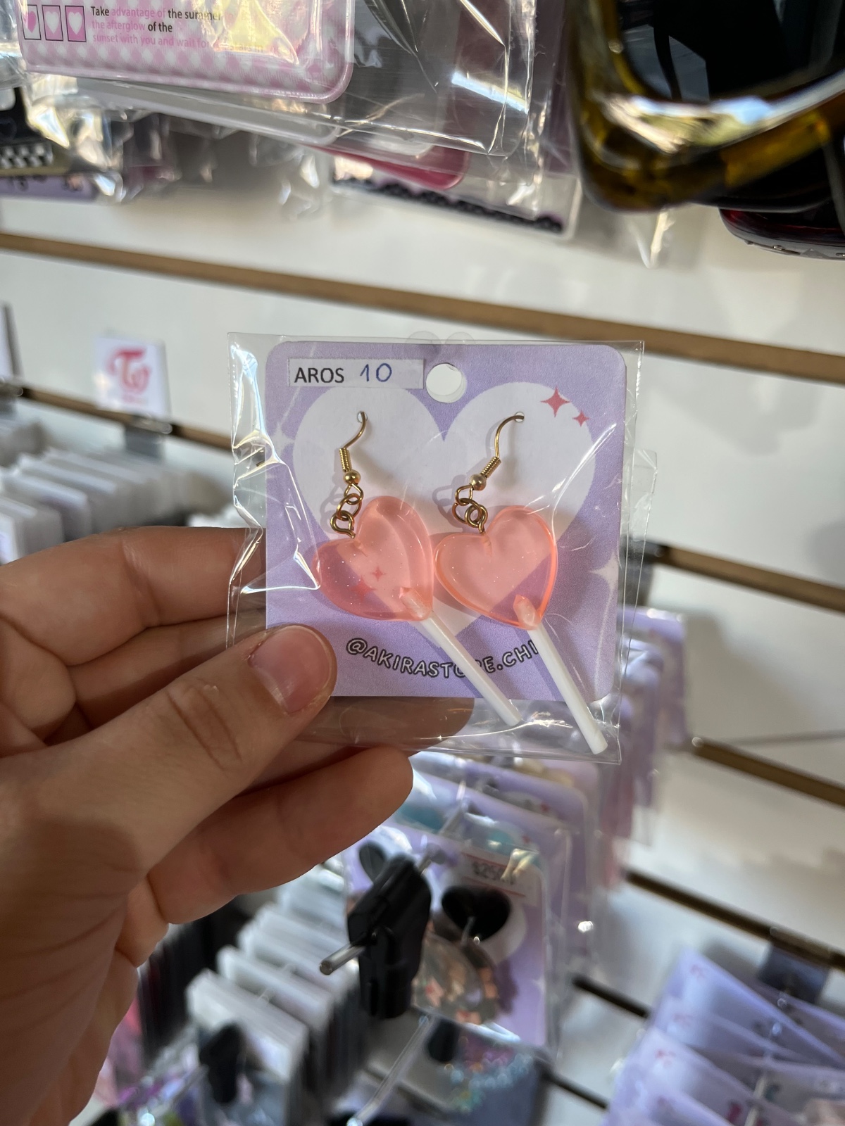aros coyac rosado