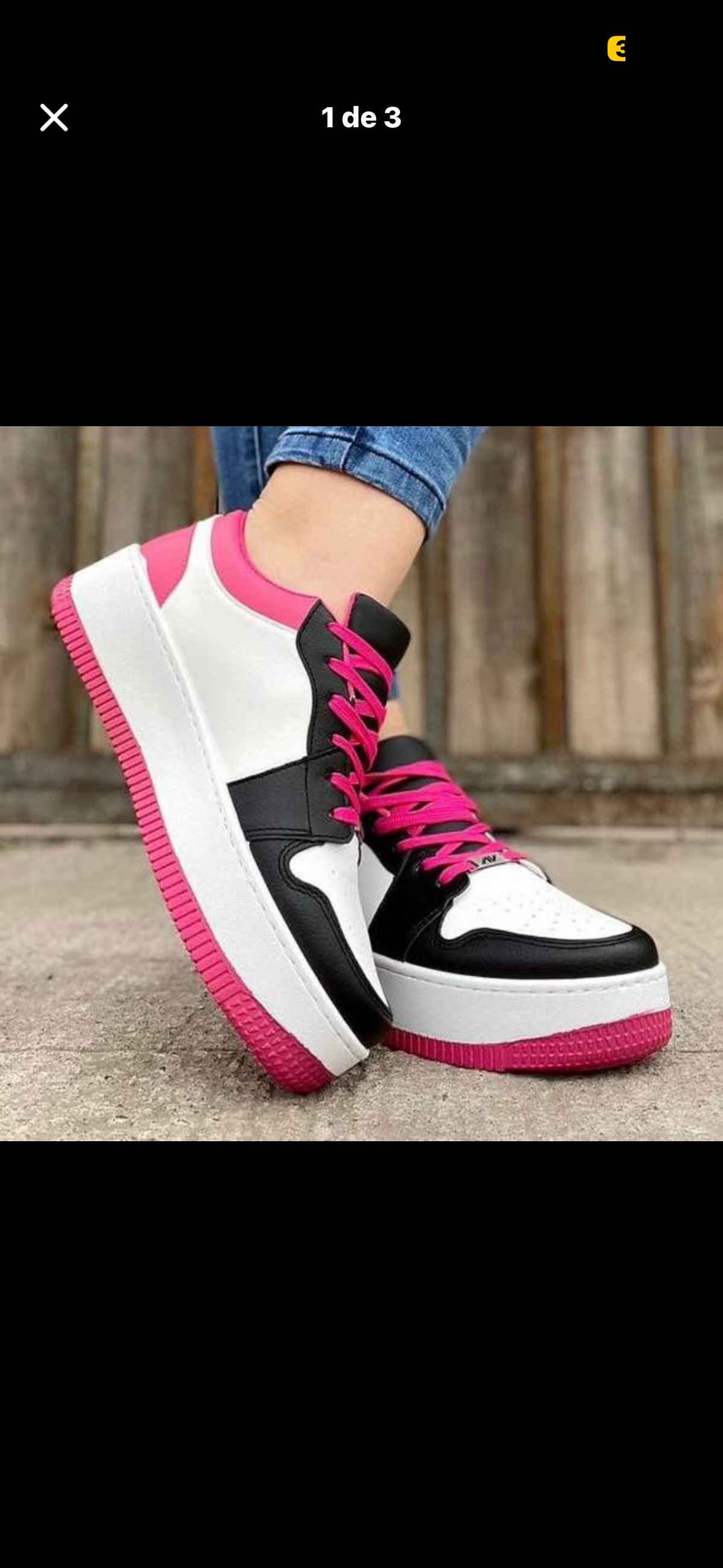 Dupe c Moran negro con fucsia