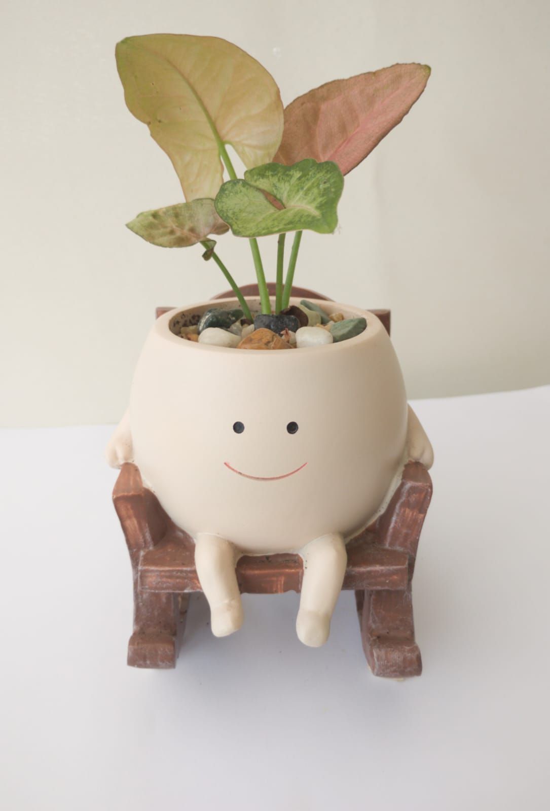 Maceta silla mecedora