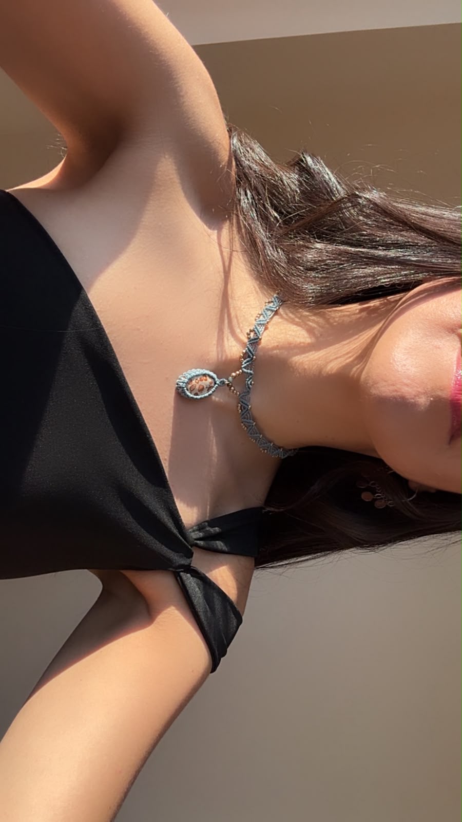 Choker Amuleto Jaspe Leopardo 2