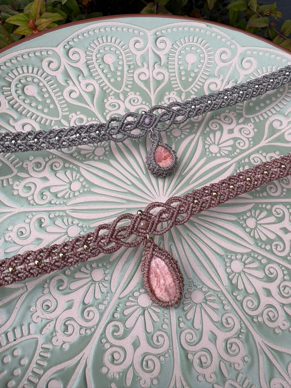 Choker Alma Rodocrosita