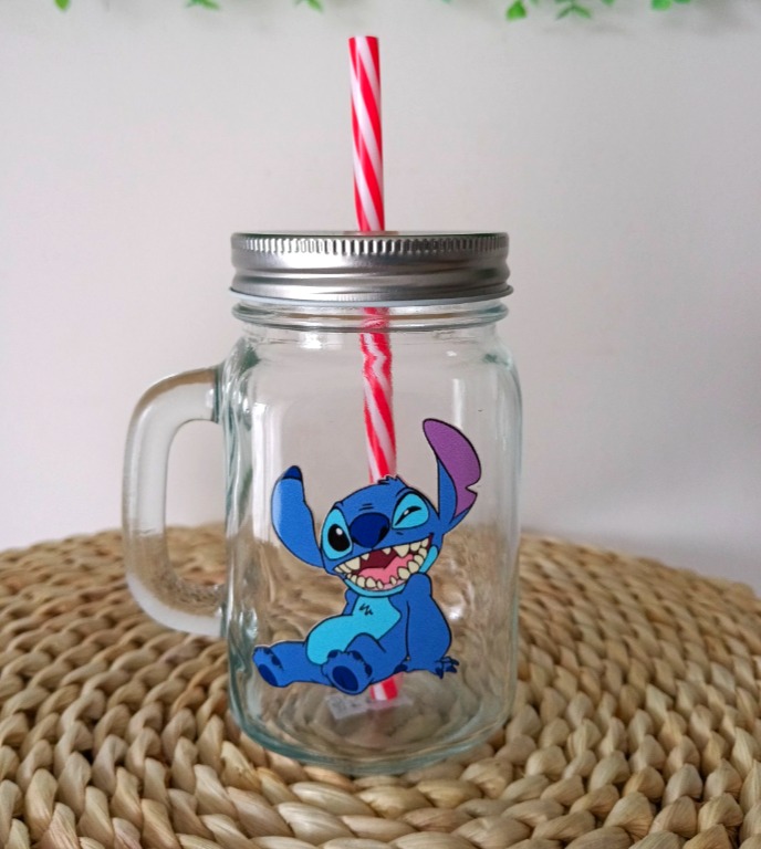 Vaso de vidrio Stitch