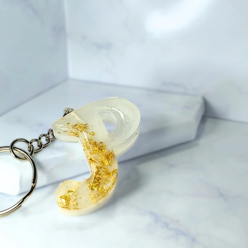 Llavero Art-Resin Letra