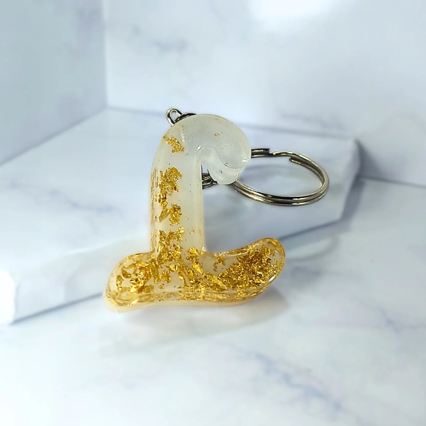 Llavero Art-Resin Letra