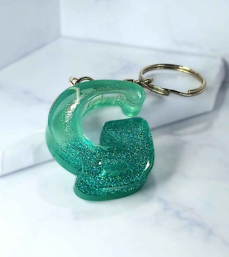 Llavero Art-Resin Letra