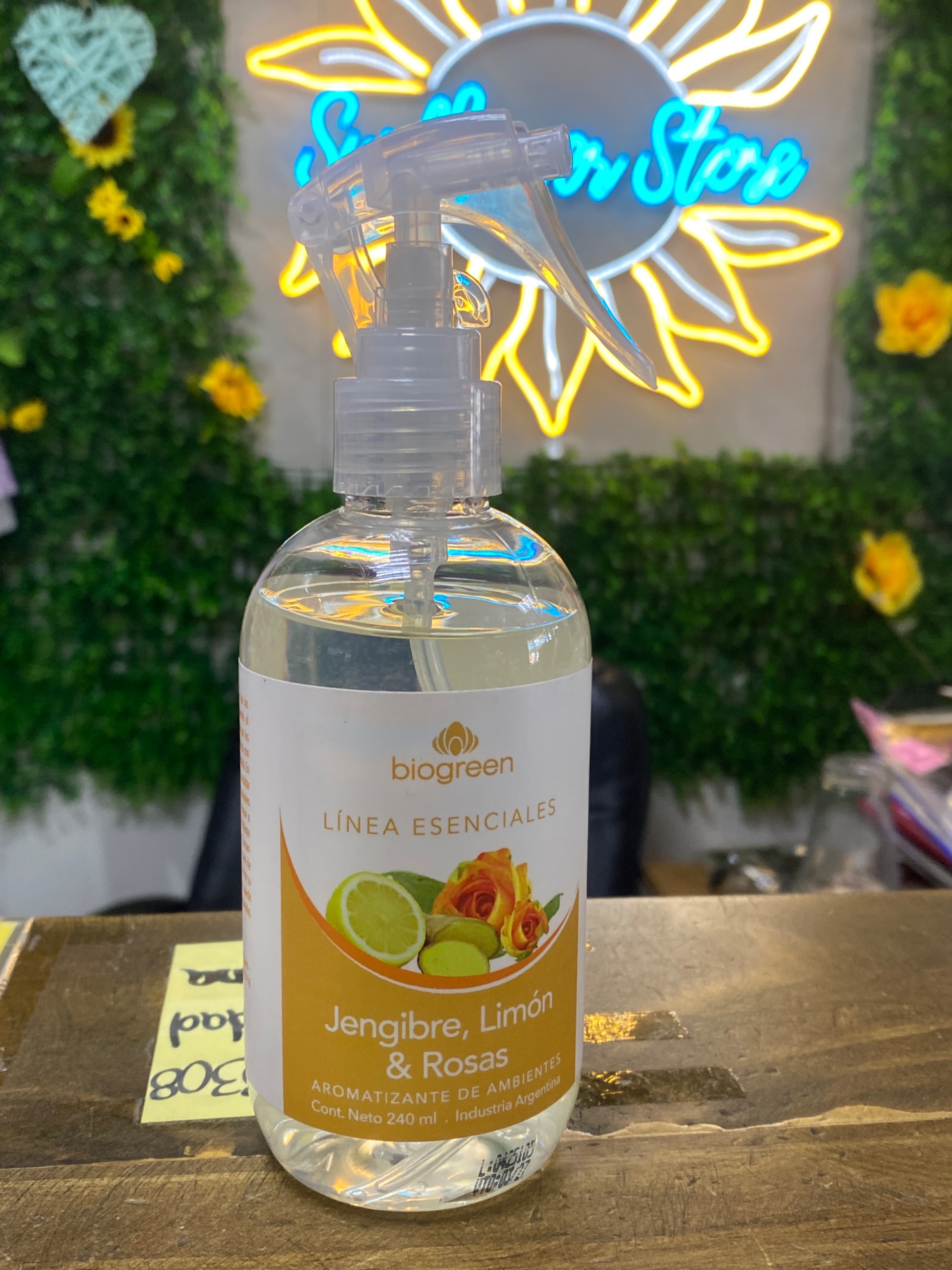 Jengibre, Limón y Rosas 240ml