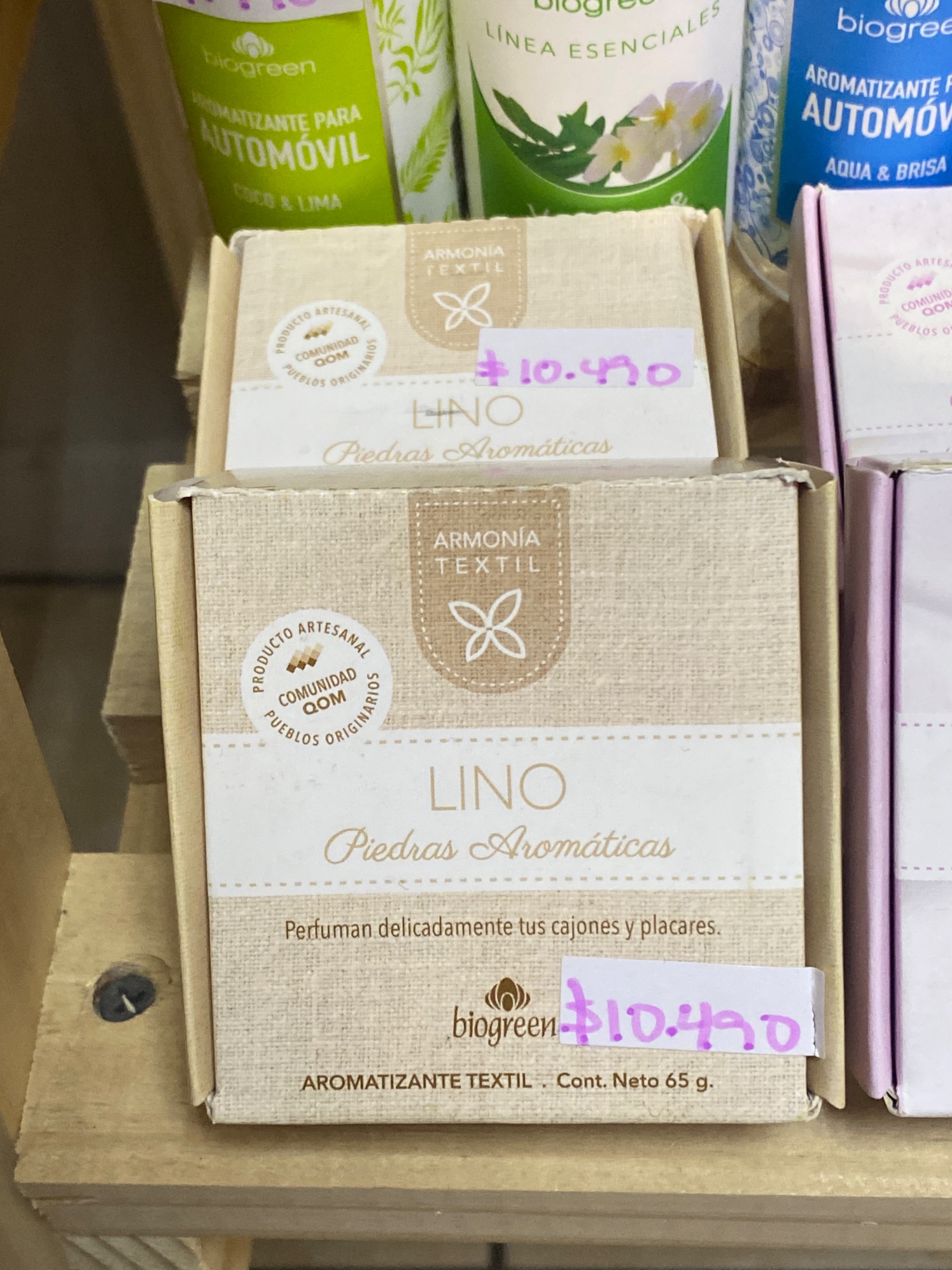 Piedras aromáticas Lino