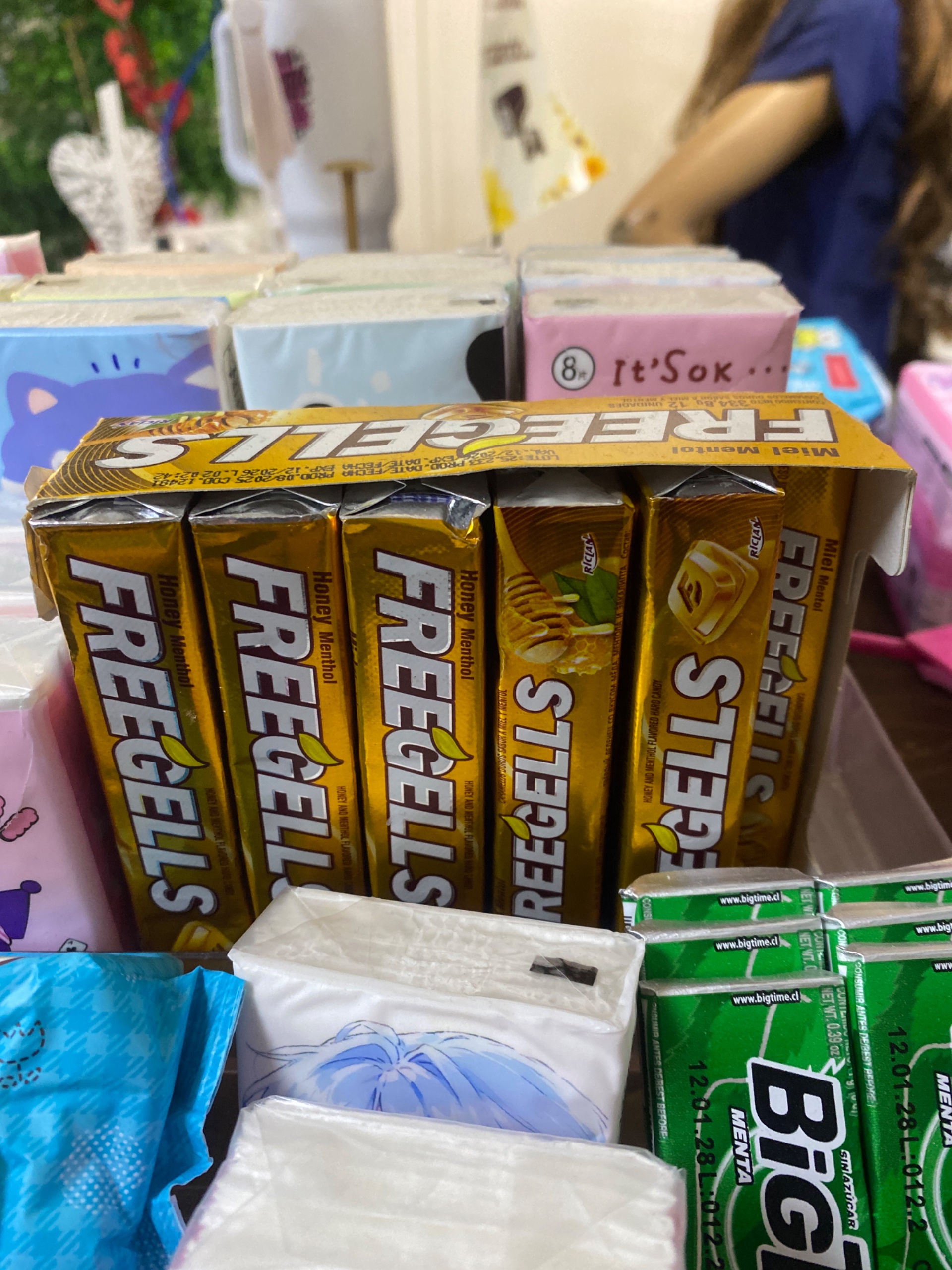 Freegells miel mentol